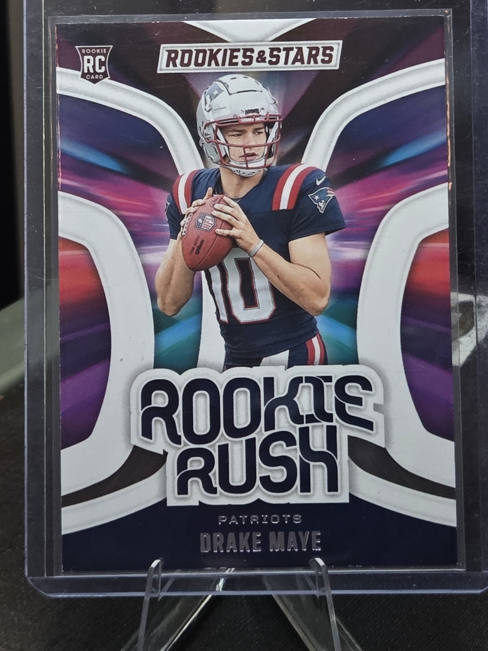 Rookies & Stars ‘Rookie Rush’ Drake Maye Football Card